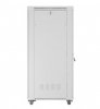 Lanberg Szafa stojąca rack 19 cali 42U 800x1000 szara drzwi szkalne flat pack